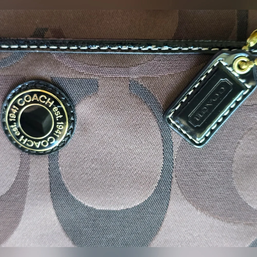 Vintage Coach Kitt Crossbody Bag Purse Brass Hardware‎ New Condition